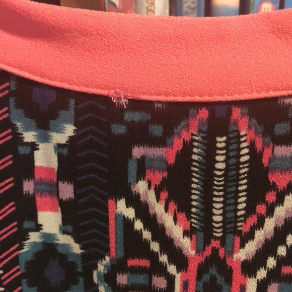 NY Collection Geometric Print Short Romper  Sz L - Picture 8 of 8